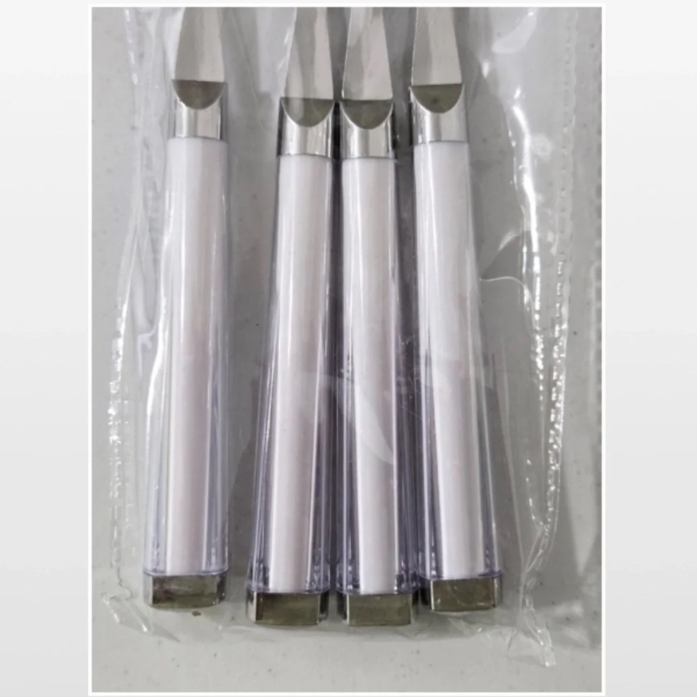 New Copco Forks Dinner Set 4 Home Kitchen Silver White NWT